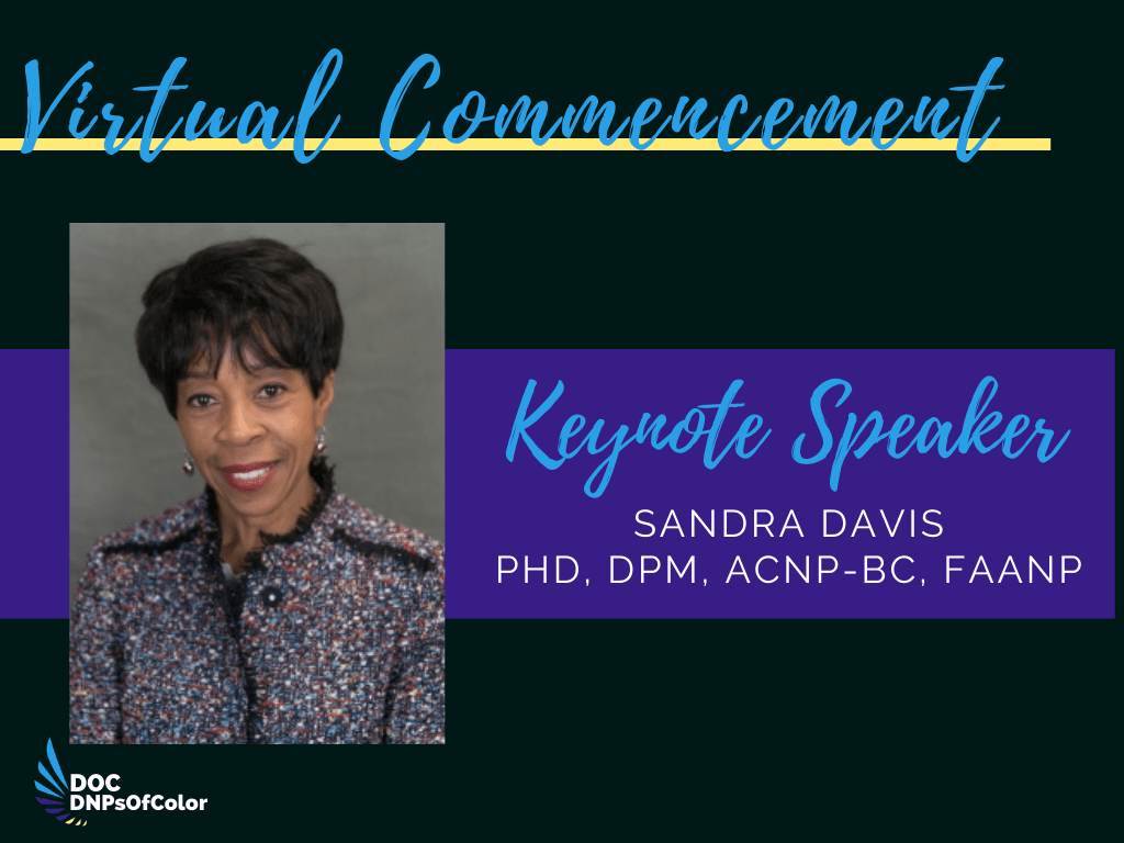 Virtual Commencement Keynote Speaker: Dr. Sandra Davis