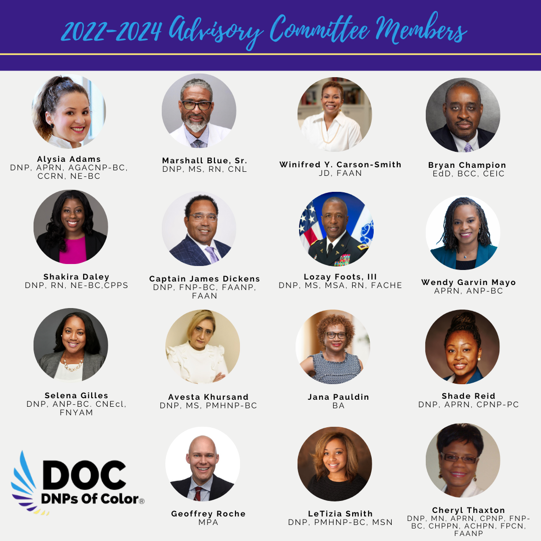DNPs of Color Announces 2nd Cohort Advisory Committee Members