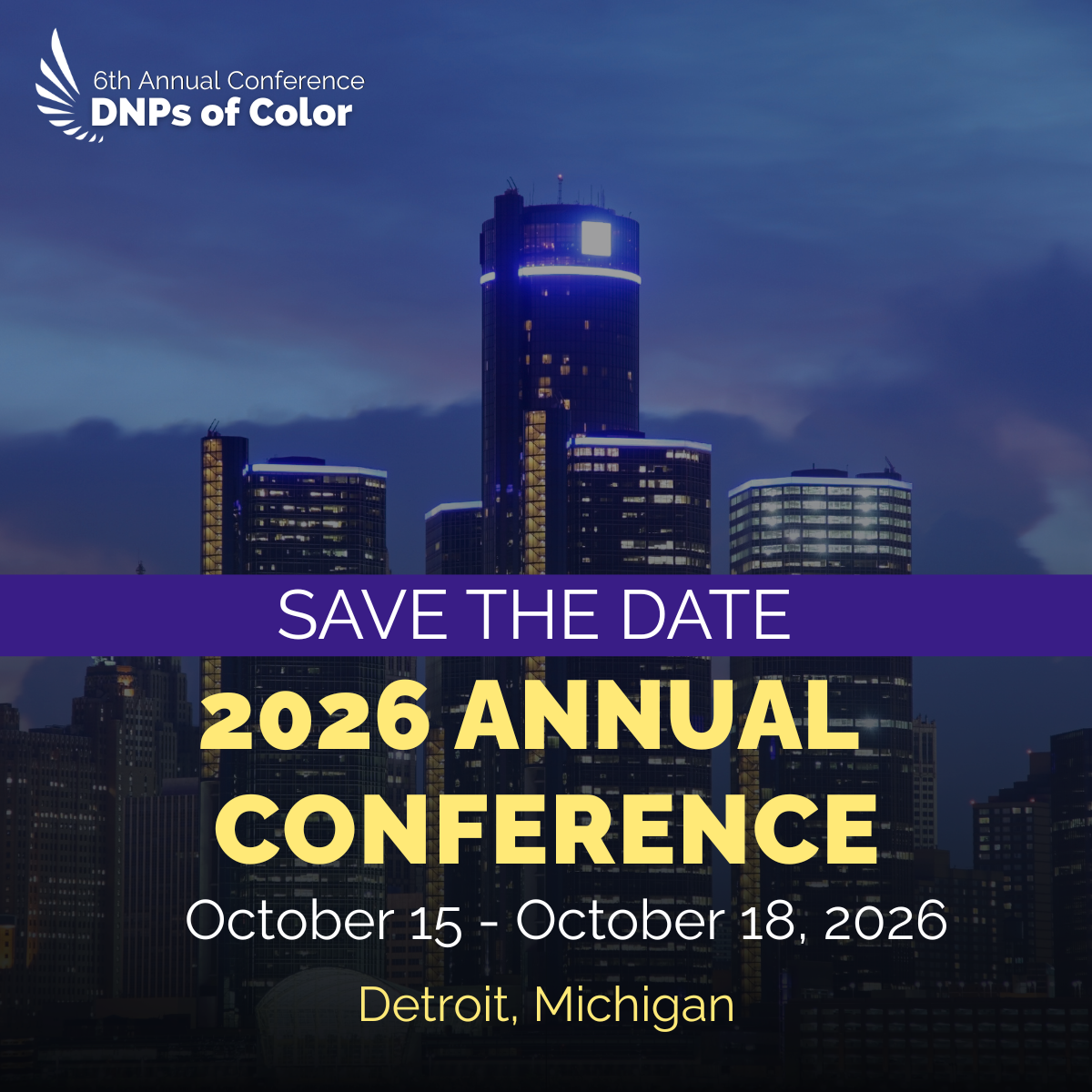 game changers and trailblazers save the date for the 2023 DNPs of Color Annual Conference Oct 19 - 22 2023