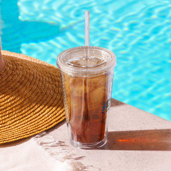 Clear plastic tumbler - Image 4