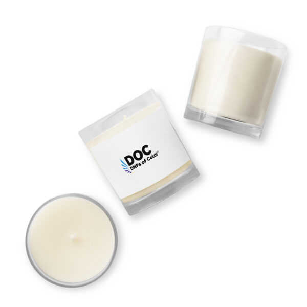 Glass jar soy wax candle - Image 2