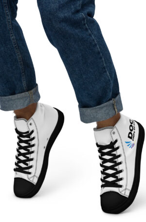Men’s high top canvas shoes
