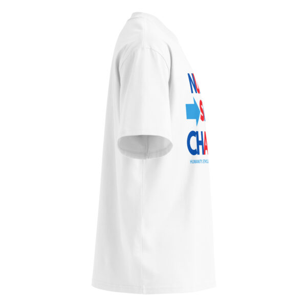 Unisex organic oversized high neck t-shirt - Image 3